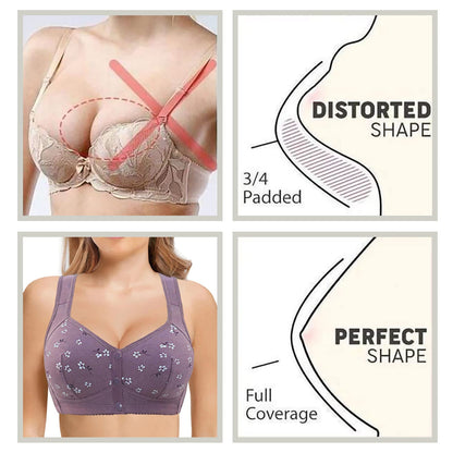 LAST DAY 50% OFF Comfortable-Convenient Front Button Bra
