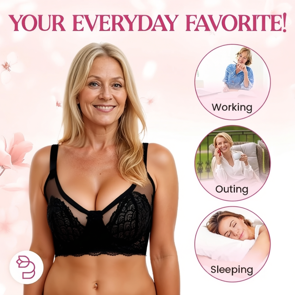 🔥Last Day Get a free sturdy lingerie laundry bag 🔥Ultra-Thin Lace Bra for Full Figures