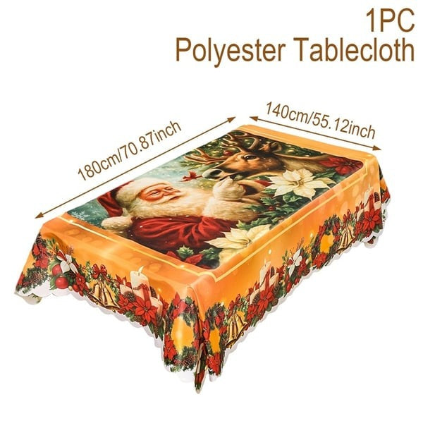 🔥Last Day 47% OFF✨Christmas Tablecloth