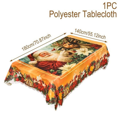 🔥Last Day 47% OFF✨Christmas Tablecloth