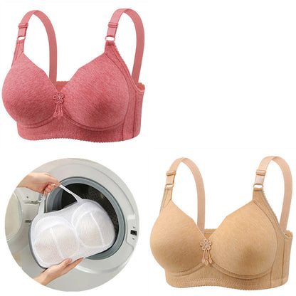 🔥Last Day Get a free sturdy lingerie laundry bag 🔥WIRE FREE COMFORT BREATHABLE Bra