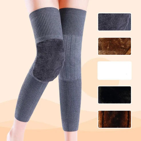 BUY 1 GET 1 FREE Universal Cold Protection Thickened Faux Furred Knee Pads