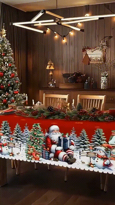 🔥Last Day 47% OFF✨Christmas Tablecloth
