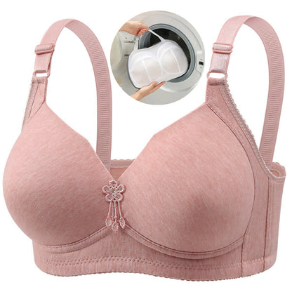 🔥Last Day Get a free sturdy lingerie laundry bag 🔥WIRE FREE COMFORT BREATHABLE Bra