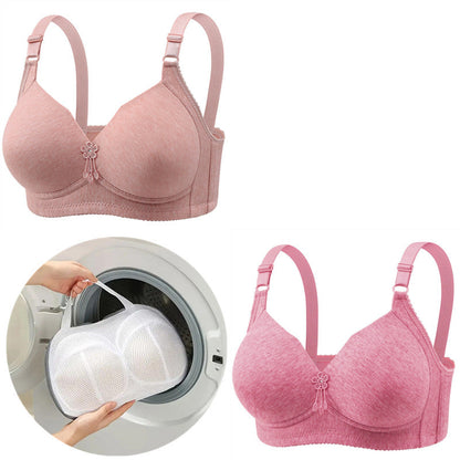 🔥Last Day Get a free sturdy lingerie laundry bag 🔥WIRE FREE COMFORT BREATHABLE Bra