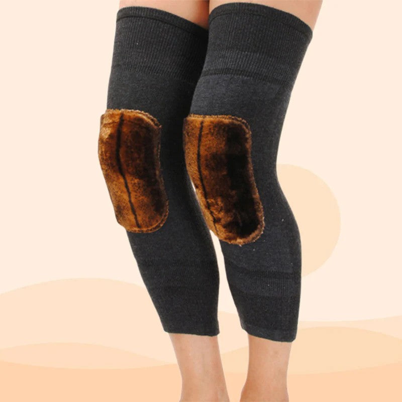 BUY 1 GET 1 FREE Universal Cold Protection Thickened Faux Furred Knee Pads