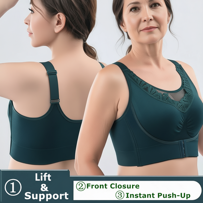 Front Closure Lift Bra – Instant Push-Up Support for Sagging Breasts