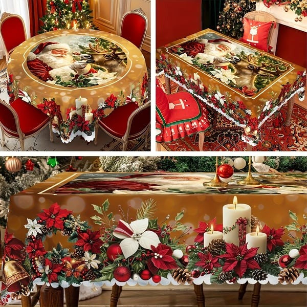 🔥Last Day 47% OFF✨Christmas Tablecloth