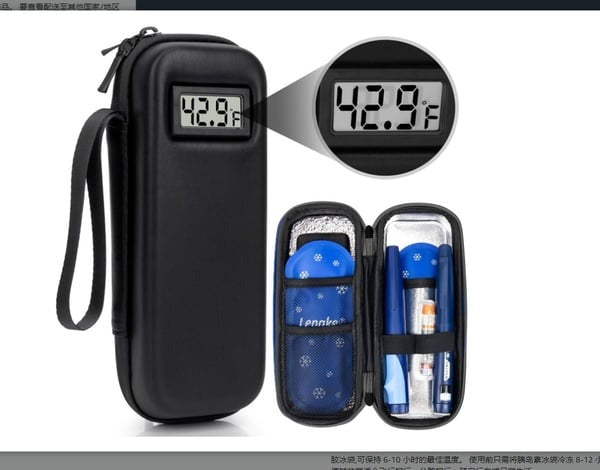 Buy 1 Get 1 Free Cooler Travel Case with Temperature Display